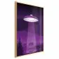 Plakat Ufo 60x90 cm z ramą złotą bez marginesu | MIRAT.