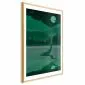 Plakat Loch Ness 60x90 cm z ramą złotą z marginesem | MIRAT.