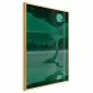 Plakat Loch Ness 60x90 cm z ramą złotą bez marginesu | MIRAT.