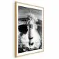 Plakat Kosmiczna prędkość 40x60 cm z ramą złotą z marginesem | MIRAT.