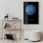 Plakat Neptun 29,7x42 cm z ramą czarną bez marginesu | MIRAT.