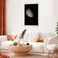 Plakat Księżyc 40x60 cm bez ramy z marginesem | MIRAT.