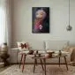 Plakat Kosmiczna huśtawka 60x90 cm z ramą czarną bez marginesu | MIRAT.