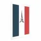 Plakat Symbole Francji 21x30 cm bez ramy z marginesem | MIRAT.
