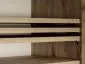 Szafka na buty z siedziskiem NIKOLA 70 dąb artisan/czarna polskiej produkcji I sklep meblowy MIRAT. styl LOFT