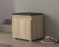 Szafka na buty SINGAPUR 50 dąb sonoma/szary z siedziskiem I sklep meblowy MIRAT. styl LOFT, SKANDYNAWSKI