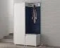 Nowoczesna garderoba do przedpokoju SINGAPUR biała/granatowa I sklep meblowy MIRAT. styl LOFT, SKANDYNAWSKI