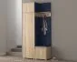 Garderoba z siedziskiem do przedpokoju SINGAPUR 104 dąb sonoma/granatowy I sklep meblowy MIRAT. styl LOFT, SKANDYNAWSKI