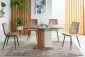 Krzesło CHIC VELVET beżowe tapicerowane pikowane | MIRAT. w stylu GLAMOUR, LOFT kolekcja