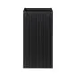 Szafka łazienkowa NOVA BLACK D2 81-30-1D 30cm czarna wisząca I sklep meblowy MIRAT. styl RYFLOWANY