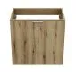 Szafka pod umywalkę NOVA OAK 82-60-2D 60cm dąb coast evoke z cichym domykiem I sklep meblowy MIRAT. styl SKANDYNAWSKI