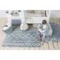 Dywan dziecięcy OASIS VINTAGE BLUE NATURAL 120x160 niebieski w zygzaki | MIRAT. w stylu  kolekcja
