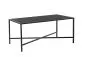 Ława OSAKA A 110x60 czarna szklana do salonu | MIRAT. styl LOFT