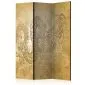 Parawan jednostronny Orient 135x172 cm 3-częściowy beżowy | MIRAT.