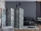 Parawan akustyczny Orient 225x172 cm 5-częściowy szary | MIRAT.