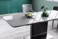 Stół PALLAS CERAMIC szary/czarny mat z ceramicznym blatem | MIRAT. w stylu kolekcja
