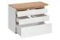 Szafka pod umywalkę nablatową PLATINUM 94 cm biała wisząca | MIRAT.  kolekcja PLATINUM