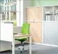 Szafka biurowa przesuwna EASY SPACE CABINET S 3-OH 100cm akacjowa zamykana I sklep meblowy MIRAT.
