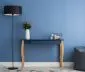 Biurko LILLO petrol blue pod laptopa do biura | MIRAT. styl SKANDYNAWSKI