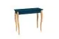 Biurko LILLO petrol blue w stylu skandynawskim do laptopa | MIRAT. styl SKANDYNAWSKI
