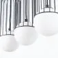 Lampa wisząca BRINA 3L czarna  potrójna| sklep MIRAT  kolekcja brina