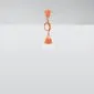 Lampa wisząca DIEGO 3 pomarańczowy potrójna| sklep MIRAT  kolekcja diego