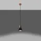 Lampa wisząca QUBIC czarna betonowy | sklep MIRAT  kolekcja qubic