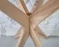 Stół półokrągły CUTTI 90x90 rozkładany czarny/dąb I sklep meblowy MIRAT. styl PASTELE