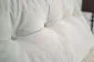 Poduszka zagłówek PILLOW CHIC VELVET 180 szara pikowana | MIRAT.