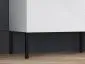 Komoda KLARA 3D biały mat do nowoczesnego salonu I sklep meblowy MIRAT. styl GLAMOUR