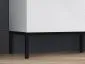 Komoda KLARA 3D biały mat z podstawą w stylu glamour I sklep meblowy MIRAT. styl GLAMOUR