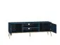 Szafka RTV BLU 160 granatowa w stylu glamour I sklep meblowy MIRAT. styl GLAMOUR kolekcja BLU
