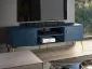Szafka RTV BLU 160 granatowa w stylu glamour I sklep meblowy MIRAT. styl GLAMOUR kolekcja BLU
