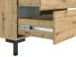 Komoda NIKOLA 3S dąb artisan w stylu loft I sklep meblowy MIRAT. styl LOFT kolekcja NIKOLA