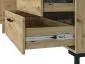 Komoda NIKOLA 3S2D dąb artisan z szufladami i szafką I sklep meblowy MIRAT. styl LOFT