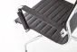 Fotel PRESTIGE SKID czarny z tapicerką z ekoskóry | MIRAT.