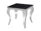 Ława PRINCE B 55x55 czarna/chrom w stylu glamour I sklep meblowy MIRAT. styl GLAMOUR