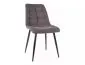 Krzesło do jadalni CHIC BREGO pikowane w tkaninie | MIRAT styl LOFT
