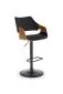 Hoker H-124 czarny/orzech na jednej nodze I sklep meblowy MIRAT. styl LOFT