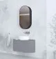 Wisząca szafka łazienkowa VENEZIA 1D 43cm czarna z lustrem I sklep meblowy MIRAT. styl RYFLOWANY kolekcja VENEZIA