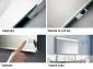 Lustro wiszące OTE 60x60 z ramą i oświetleniem LED | MIRAT. w stylu kolekcja