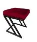 Pufa ZAZU MG VELVET bordowa na designerska w stylu loft | MIRAT. w stylu LOFT kolekcja