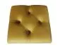 Pufa CHARLIE MG VELVET musztardowa/curry na metalowych nogach | MIRAT. w stylu GLAMOUR, LOFT kolekcja