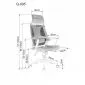 Fotel biurowy Q-095 czarny z mechanizmem TILT I sklep meblowy MIRAT.