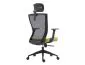 Fotel biurowy Q-328H czarny/zielony z mechanizmem MULTIBLOCK I sklep meblowy MIRAT.