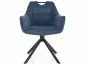 Krzesło tapicerowane REMO BREGO granatowe obracane w stylu loft I sklep meblowy MIRAT. styl LOFT