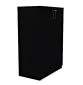Komoda biurowa EASY SPACE CABINET H-D2 3-OH 80cm czarna zamykana I sklep meblowy MIRAT.
