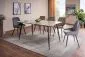 Stół RION 160x90 biały/czarny ceramiczny I sklep meblowy MIRAT. styl LOFT