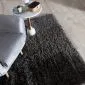 Dywan CAELUM 120x180 czarny typu shaggy I sklep meblowy MIRAT.