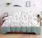 Pościel 100% Bawełniana Greno Premium Saggio 140x200 Zielona MIRAT.